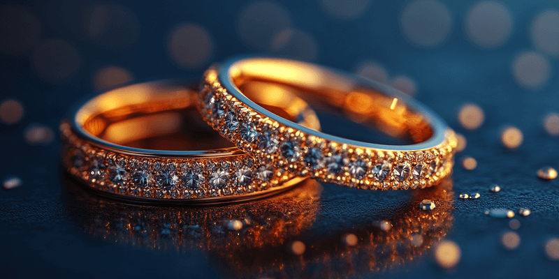 Ile złota na obrączki?