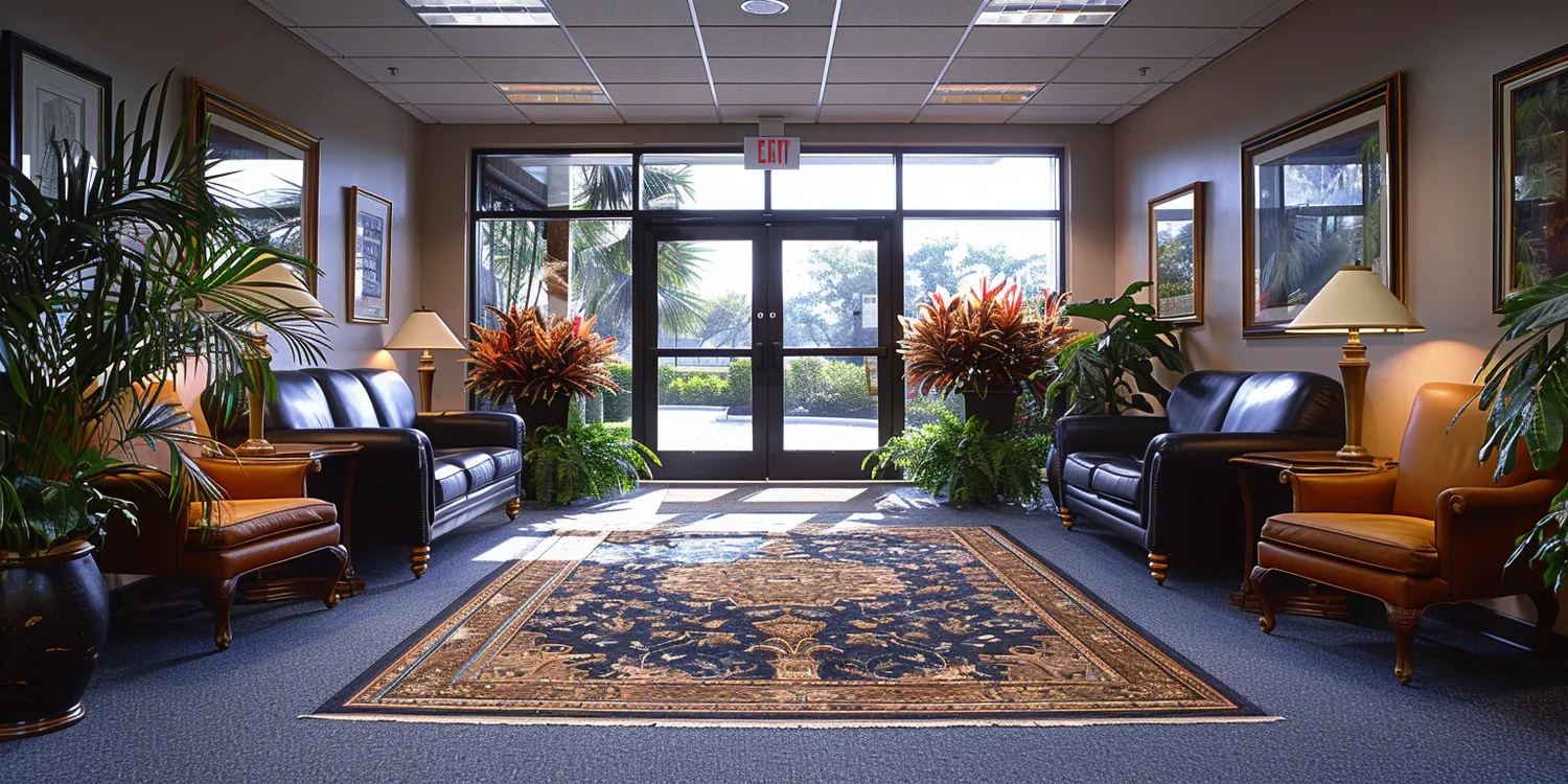 Usługa chemicznego prania wykładzin biurowych